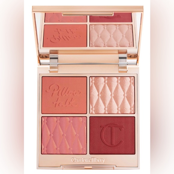 NEW✅💎Charlotte Tilbury Pillow Talk Beautifying Face Palette💎 Medium to D…